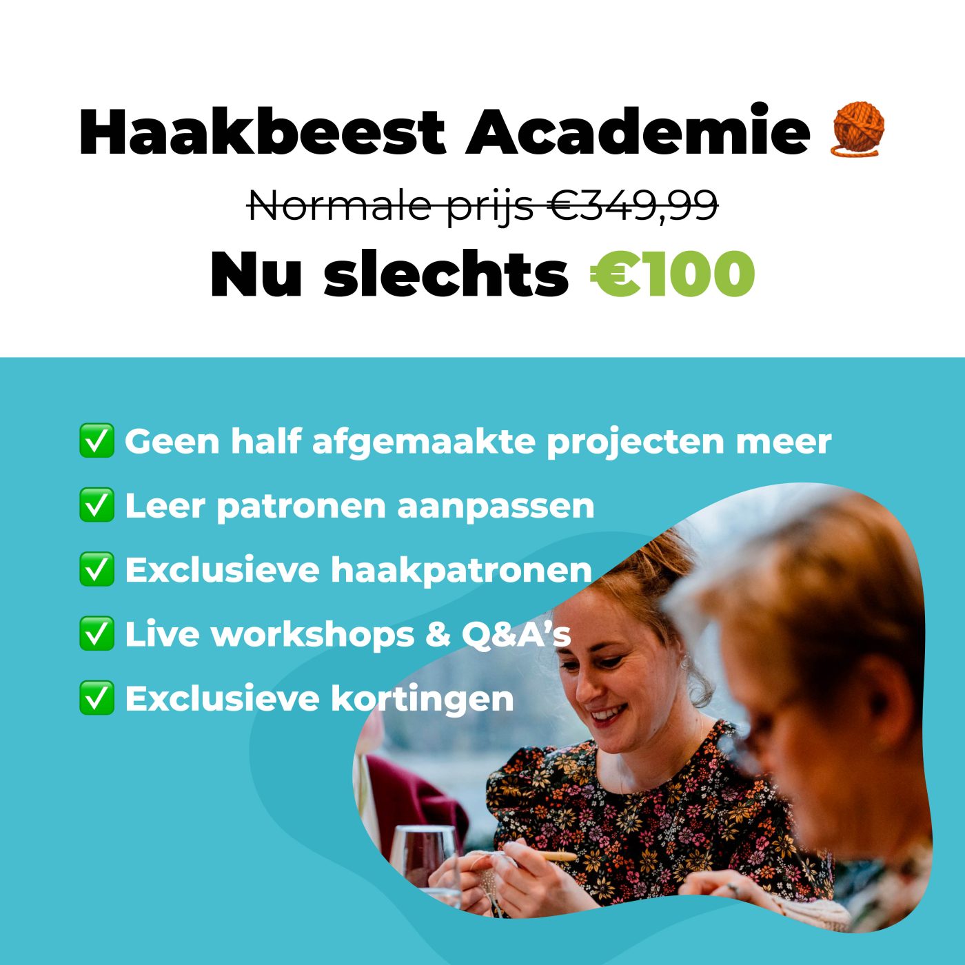 We geven de online workshops van coloursoflife.nl bij de haakbeestacademie