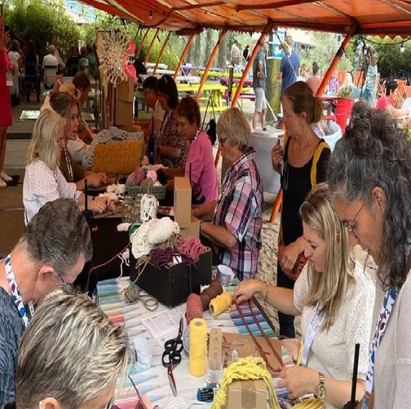 workshop macrame coloursoflife.nl voor groepen